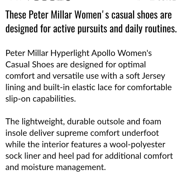 PETER MILLAR NWT sneakers size 5.5 NWT Hyperlight Apollo, turquoise, foam insole - Picture 11 of 16